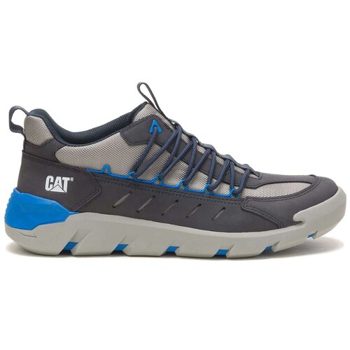 Tenis Caterpillar en Piel Gris