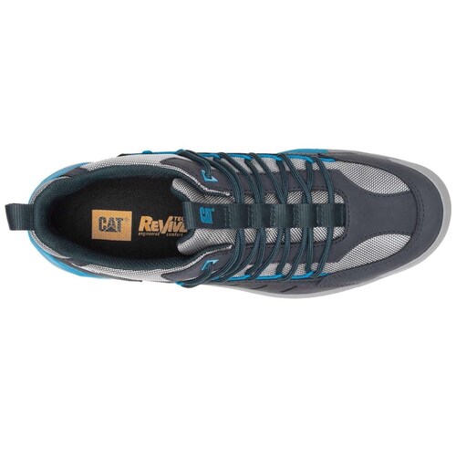 Tenis Caterpillar en Piel Gris