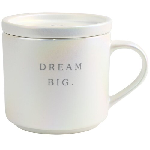 Taza Blanca de Porcelana con Frases Home& Details