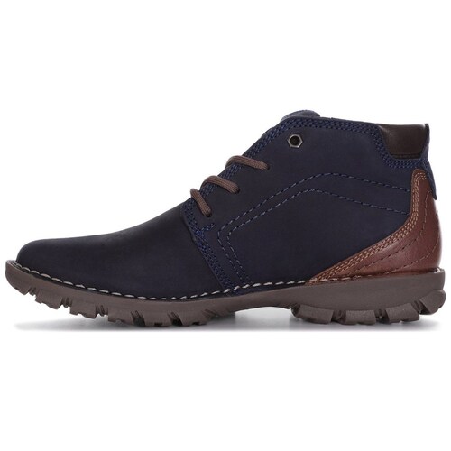 Bota Caterpillar en Piel Azul