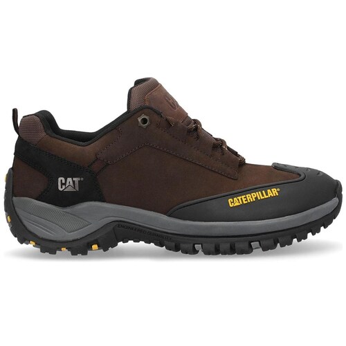 Tenis Caterpillar en Piel Café