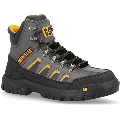 Bota Industrial Caterpillar en Piel Gris