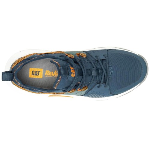 Tenis Caterpillar en Piel Azul