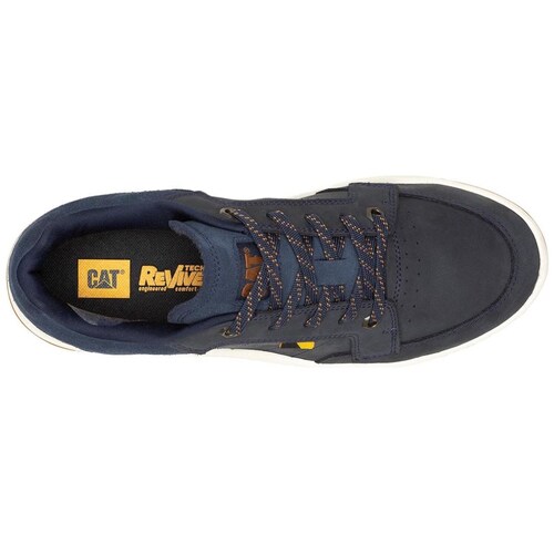 Tenis Caterpillar en Piel Azul