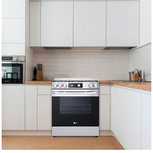 Estufa Triple Flama Ultraheat Easyclean Inoxidable Lrgl5841S