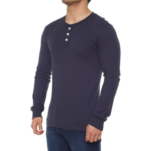 Playera Manga Larga para Hombre Silver Plate