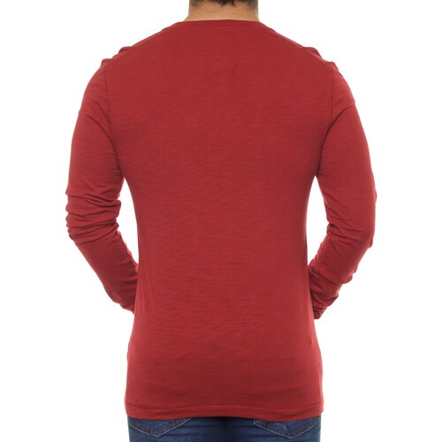 Playera Manga Larga Cuello Henley para Hombre J.opus