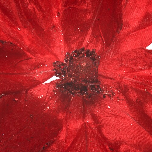Flor de Magnolia Color Rojo 35Cm
