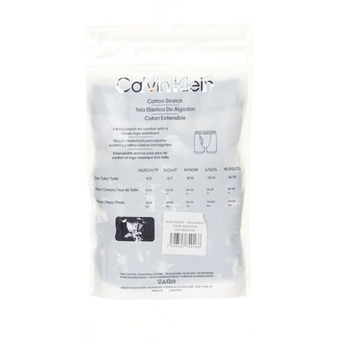 2 Pack Boxer para Niños Calvin Klein
