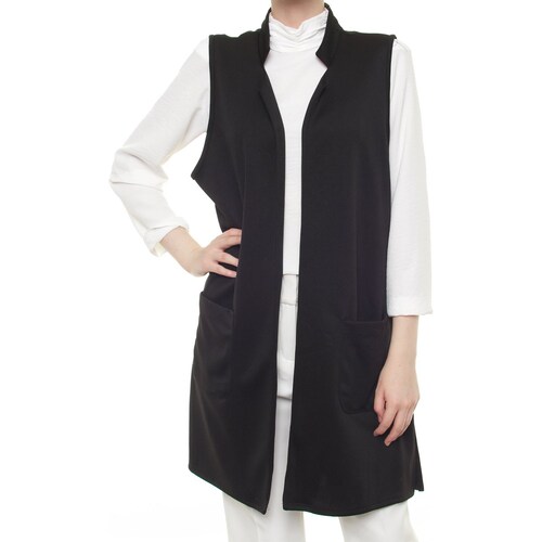 Chaleco Largo Cuello Mao para Dama Mencia & Co
