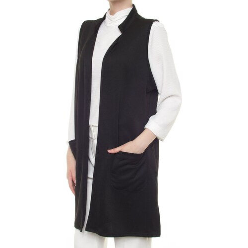 Chaleco Largo Cuello Mao para Dama Mencia & Co