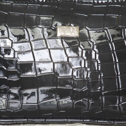 Bolso Charol Negro Gianni Bini Antonella para Dama