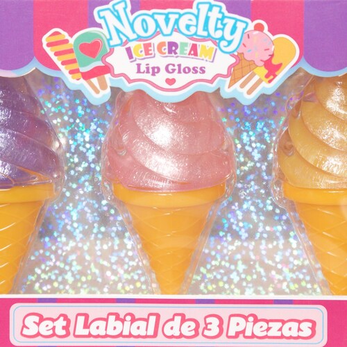 Kit Lip Gloss para Niñas Go Fun