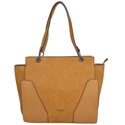 Bolsa Huser Tipo Tote Camel