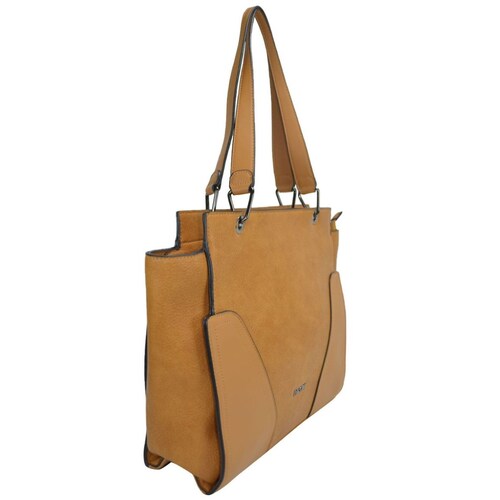 Bolsa Huser Tipo Tote Camel