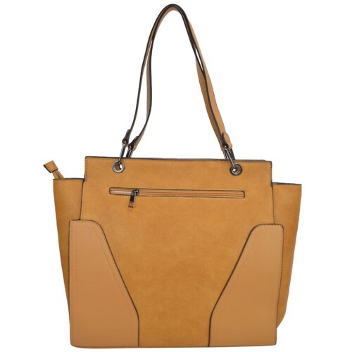 Bolsa Huser Tipo Tote Camel