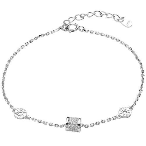 Anillo Eslabones Circonita Esmeralda con Rutenio Acabado en Chapado Oro Rosa Ziane Plata 925