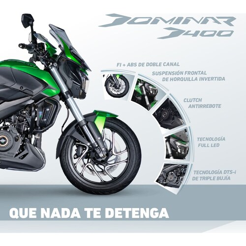 Motocicleta Bajaj Dominar Te 400 Negra 2024