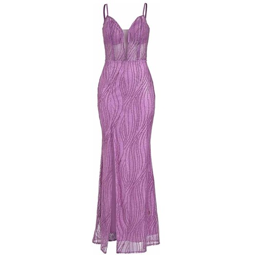 Vestido Largo Pink Gallery Tul para Mujer