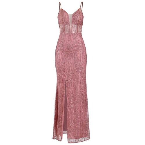 Vestido Largo Pink Gallery Tul para Mujer