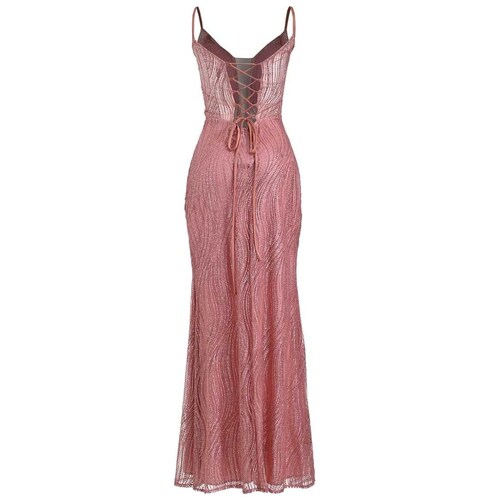 Vestido Largo Pink Gallery Tul para Mujer