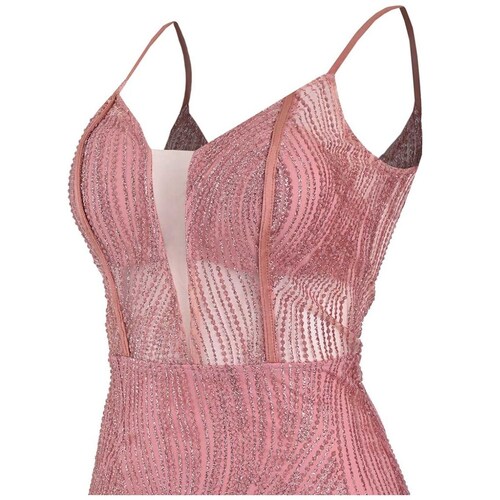 Vestido Largo Pink Gallery Tul para Mujer