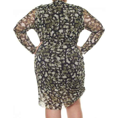 Vestido Manga Larga Estampado para Dama Lifestyler