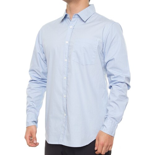 Camisa Manga Larga Popelina para Hombre Jeanious