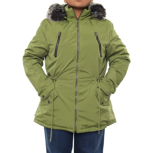 Chamarra Gabardina con Gorro para Dama Hollander
