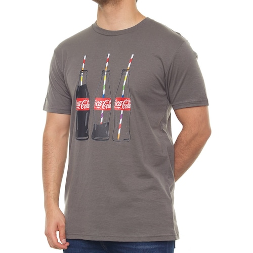 Playera Manga Corta Cuello Redondo para Hombre Coca Cola