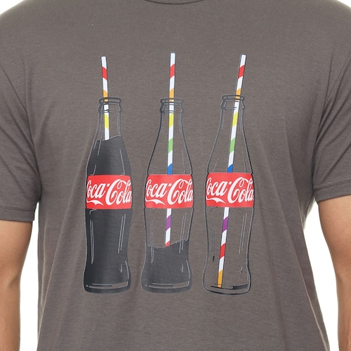 Playera Manga Corta Cuello Redondo para Hombre Coca Cola
