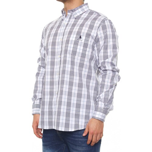 2593484 Camisa Manga Larga Cuadros para Hombre Polo Club