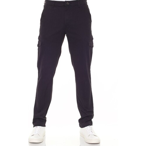 Pantalón Cargo Stretch Gabardina para Hombre Silver Plate