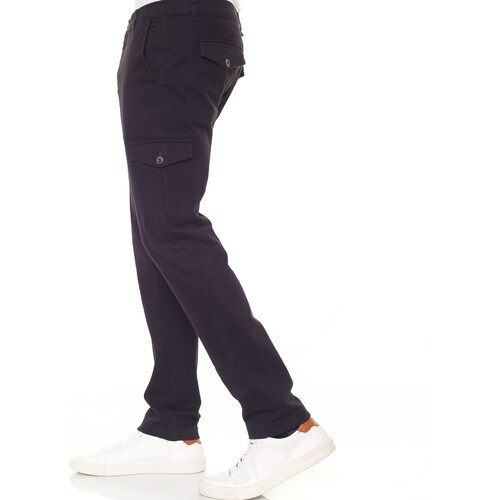 Pantalón Cargo Stretch Gabardina para Hombre Silver Plate