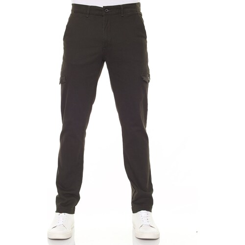 Pantalón Cargo Stretch Gabardina para Hombre Silver Plate