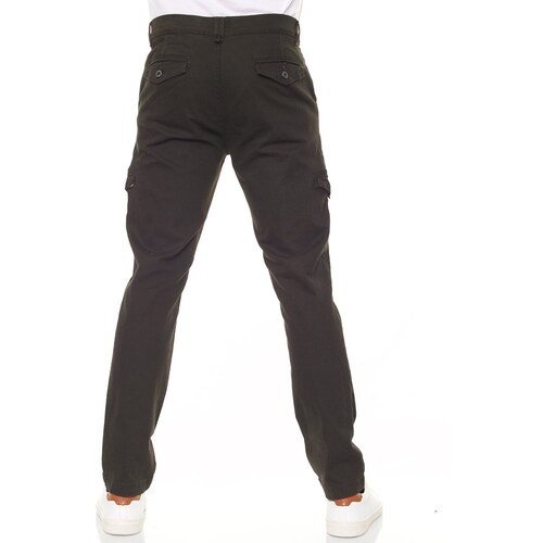 Pantalón Cargo Stretch Gabardina para Hombre Silver Plate