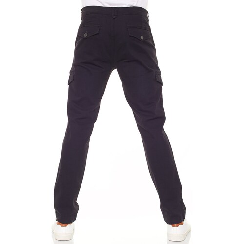 Pantalón Cargo Stretch Gabardina para Hombre Silver Plate