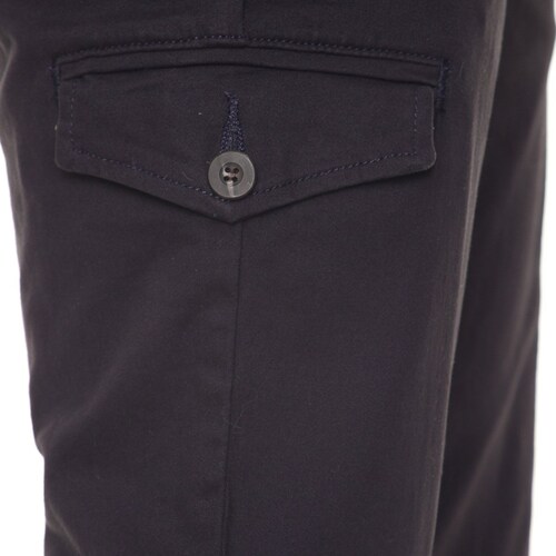 Pantalón Cargo Stretch Gabardina para Hombre Silver Plate