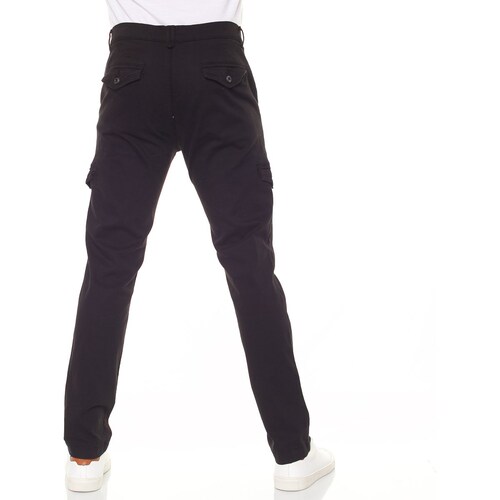 Pantalón Cargo Stretch Gabardina para Hombre Silver Plate