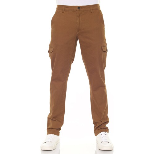 Pantalón Cargo Stretch Gabardina para Hombre Silver Plate