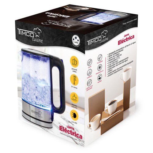 Hervidor Eléctrico 1.7 Lt  Je8707 Timco