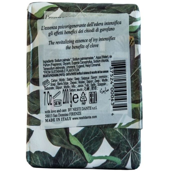 Nesti Dante Jabón Aroma Hiedra y Clavo 200 g image number 3