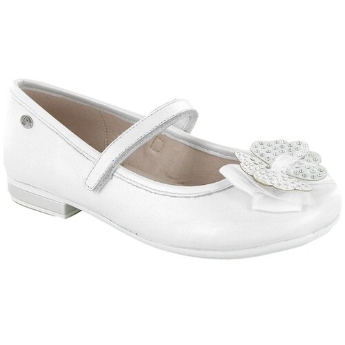 Zapato Coqueta C Velcro Y Mono 16-24 Blanco