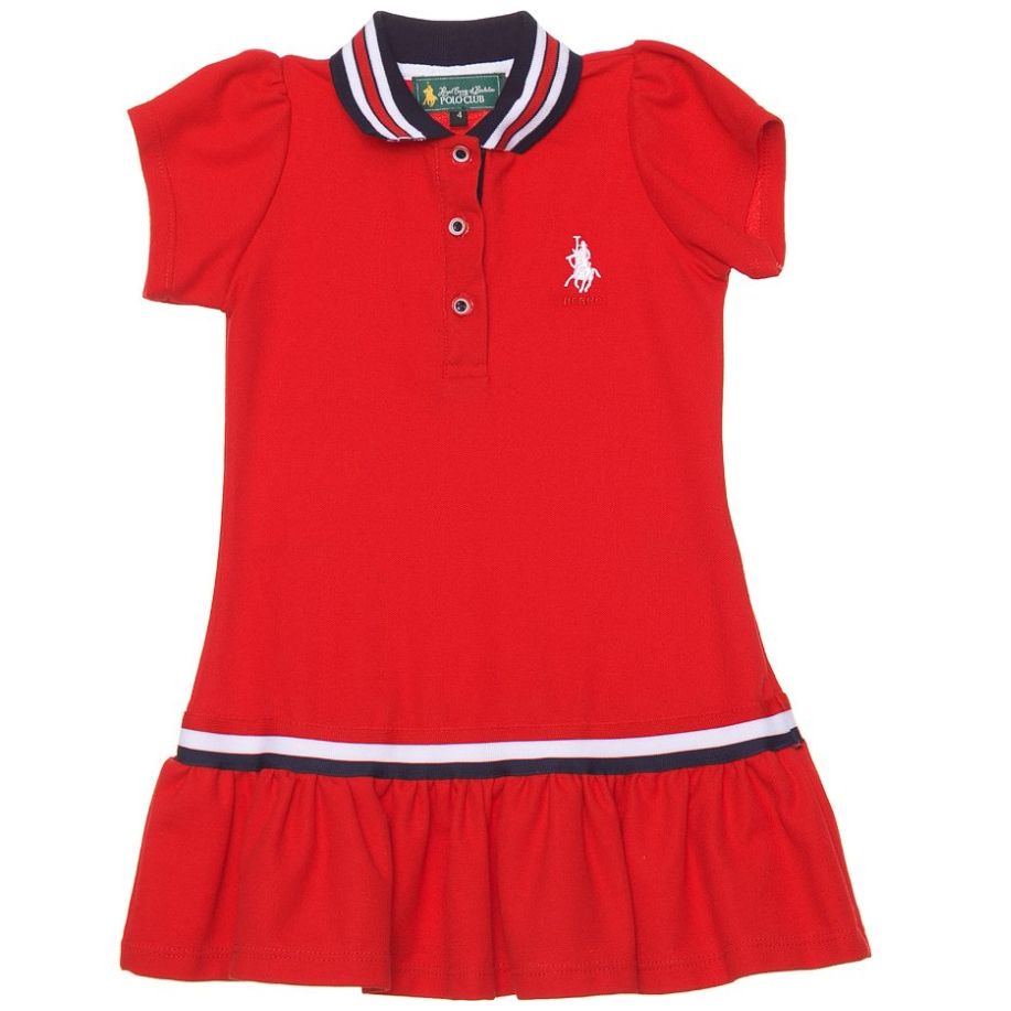 Marca Polo Assn Vestidos Polo Vestido Polo Con Olán Para Niña