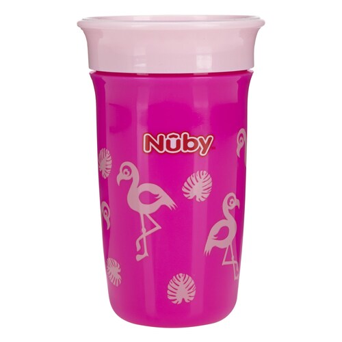 Vaso Entrenador 360° Nuby Wonder Cup Rosa