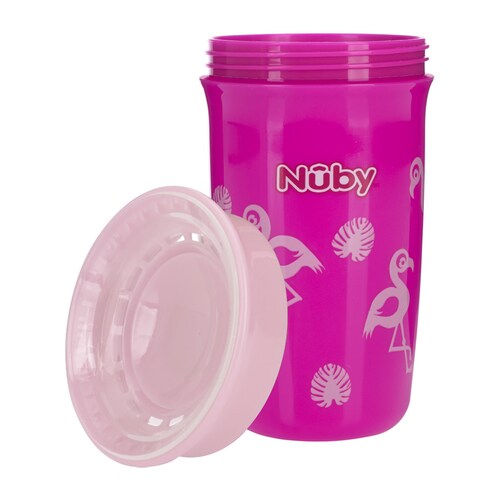 Vaso Entrenador 360° Nuby Wonder Cup Rosa