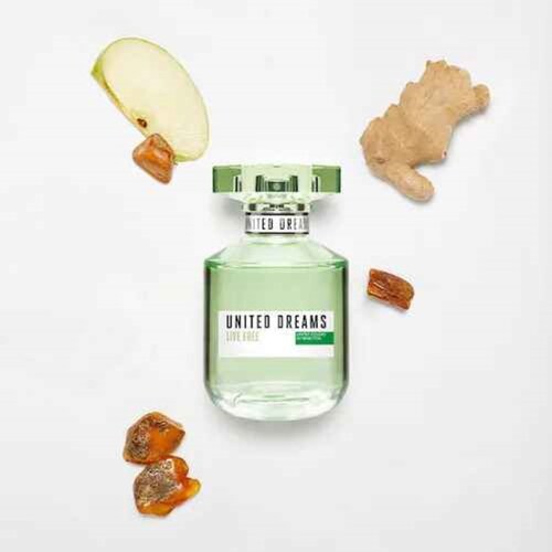 Eau de Toilette Benetton United Dreams Live Free 80 Ml para Mujer