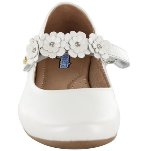 Zapatilla Coqueta Blanco con Flores