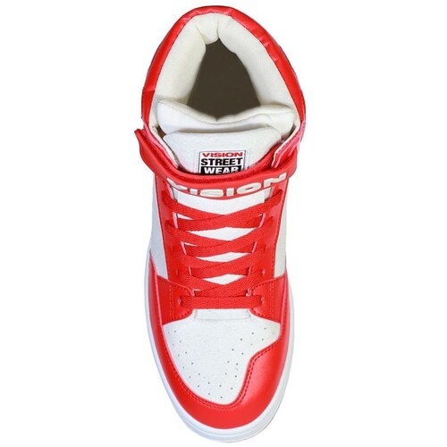 Tenis-Bota Vision Street Wear Rojo para Hombre