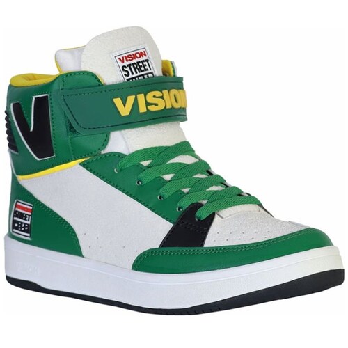 Tenis-Bota Vision Street Wear Verde para Hombre